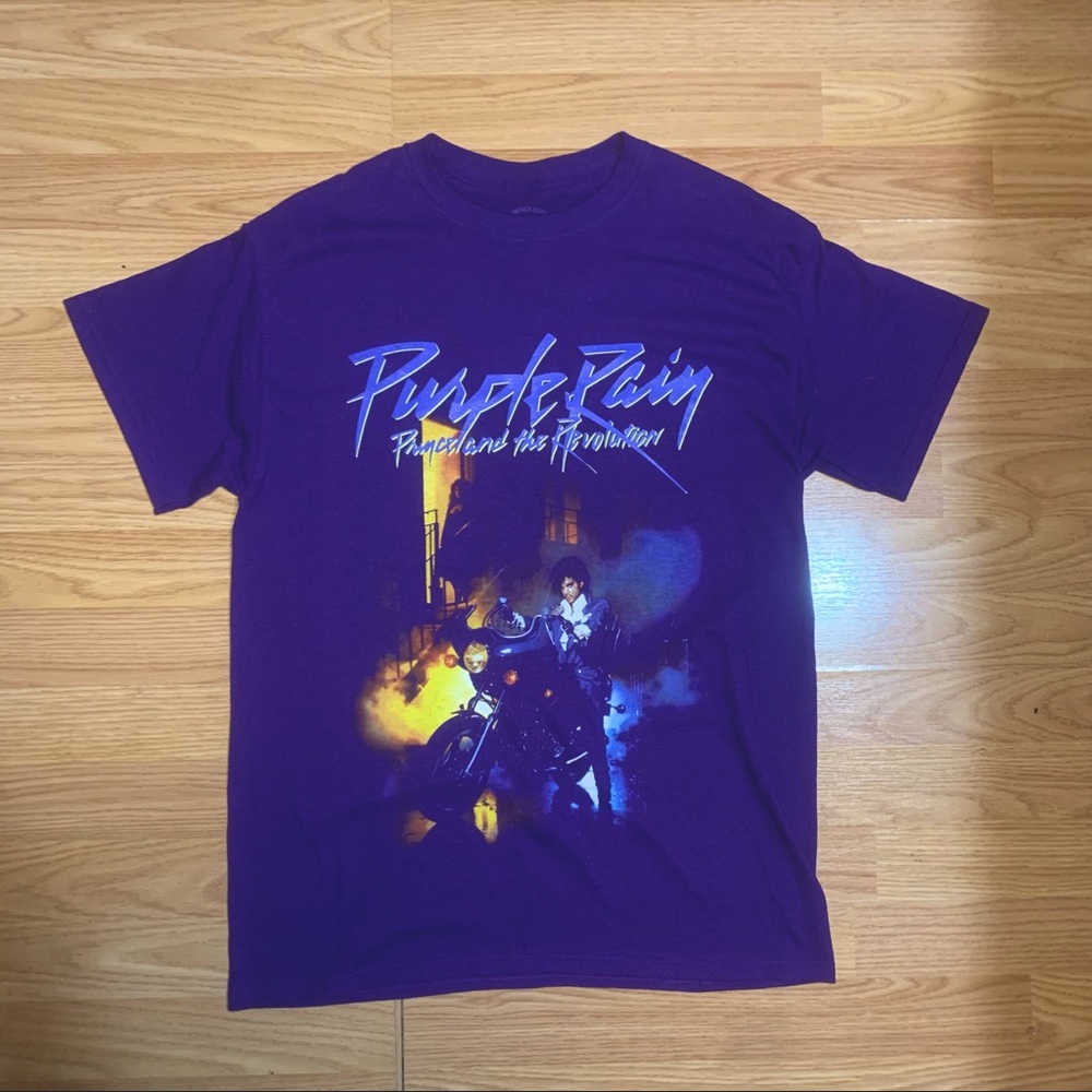 Mens Vintage Purple Rain Prince T-Shirt M